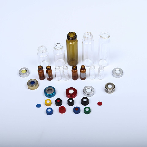 2ml amber wide opening autosampler vials